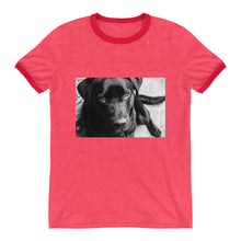 Load image into Gallery viewer, Ringer Black Labrador TShirt