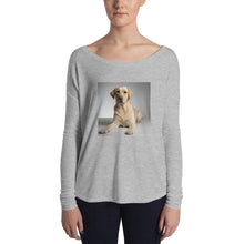 Load image into Gallery viewer, Ladies&#39; Long Sleeve Golden Labrador Retriever Tshirt