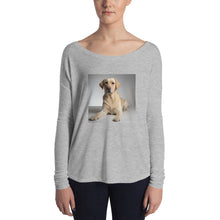 Load image into Gallery viewer, Ladies' Long Sleeve Golden Labrador Retriever Tshirt