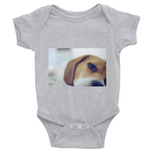 Load image into Gallery viewer, Infant Sleeping Beagle Onesie Bodysuit