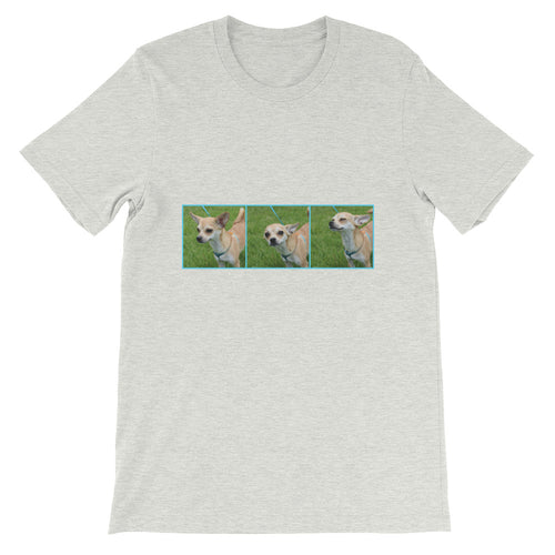 Short-Sleeve Trio Chihuahua Unisex Tshirt