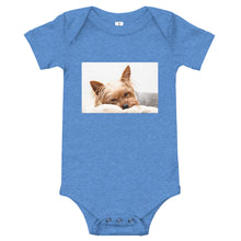 Load image into Gallery viewer, Sleeping Yorkshire Terrier Infant Onesie Bodysuit