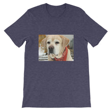 Load image into Gallery viewer, Short-Sleeve Unisex Jespah the Yellow Labrador Tshirt