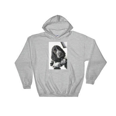 Hooded Black Cocker Spaniel Sweatshirt