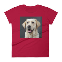 Load image into Gallery viewer, Women&#39;s short sleeve Golden Labrador Tshirt