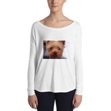 Load image into Gallery viewer, Ladies&#39; Long Sleeve Yorkshire Terrier Tshirt