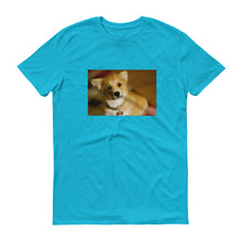 Load image into Gallery viewer, Short-Sleeve Corgi Puppy Tshirt
