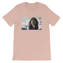Load image into Gallery viewer, Short-Sleeve Unisex Black Cocker Spaniel Tshirt